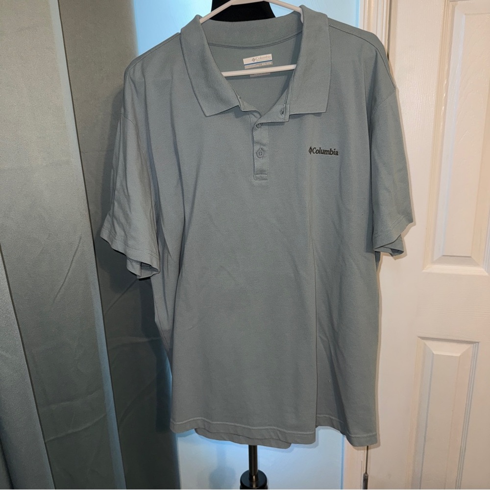 Columbia Men’s Pale Blue Polo Shirt